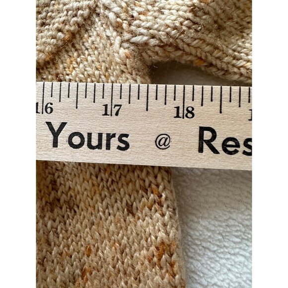 Vintage Sorrel Pattern Hand Knit Butterscotch Women's SZ Medium - Picture 5 of 9